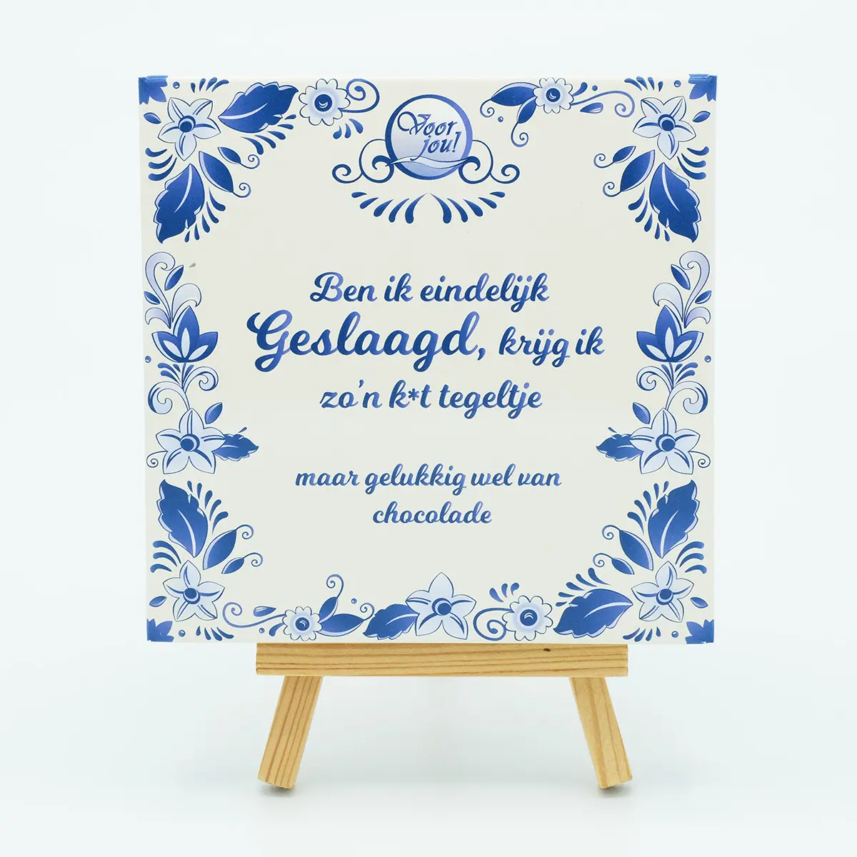 delfts blauw tegeltje, Geslaagd