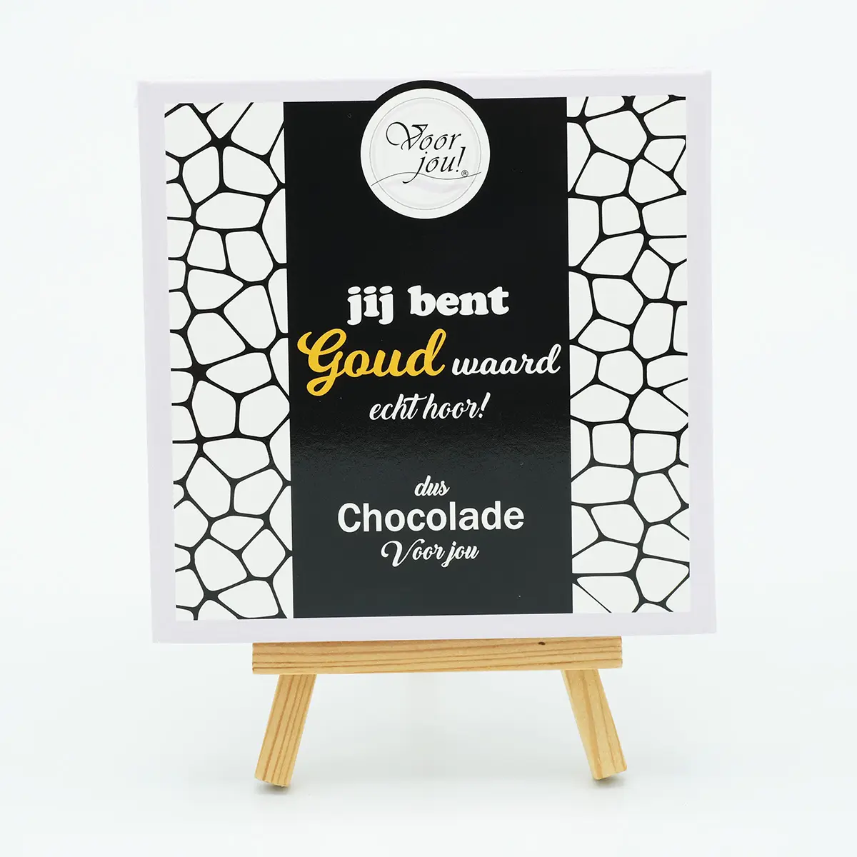 Pastel zwart, jij bent goud waard