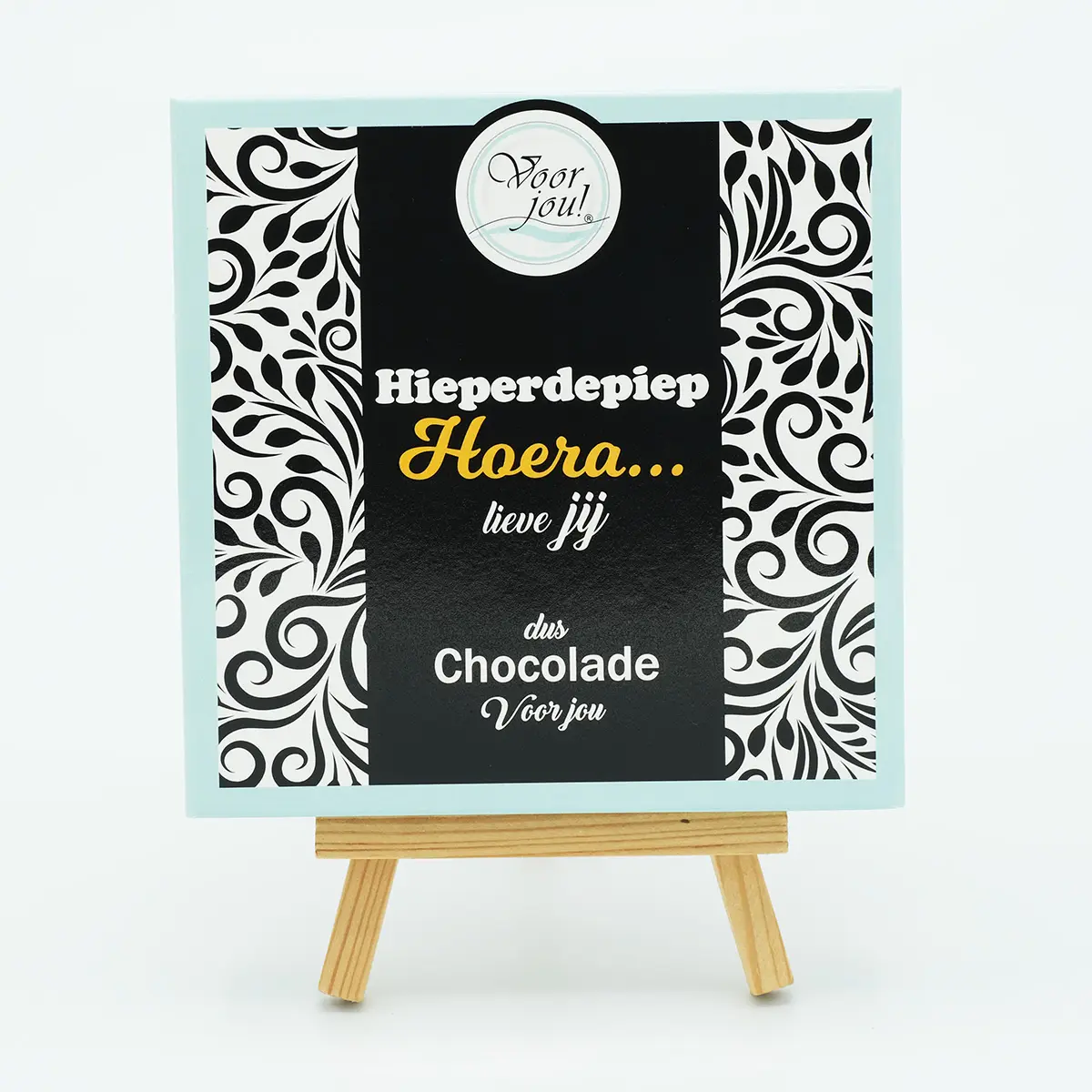 Pastel zwart, hieperdepiep hoera