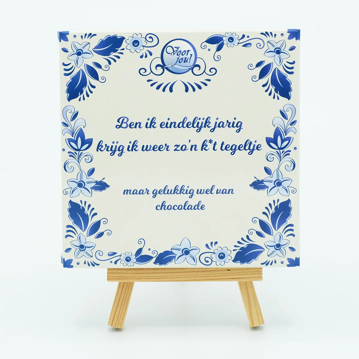 Delfts blauw tegel, k*t tegeltje