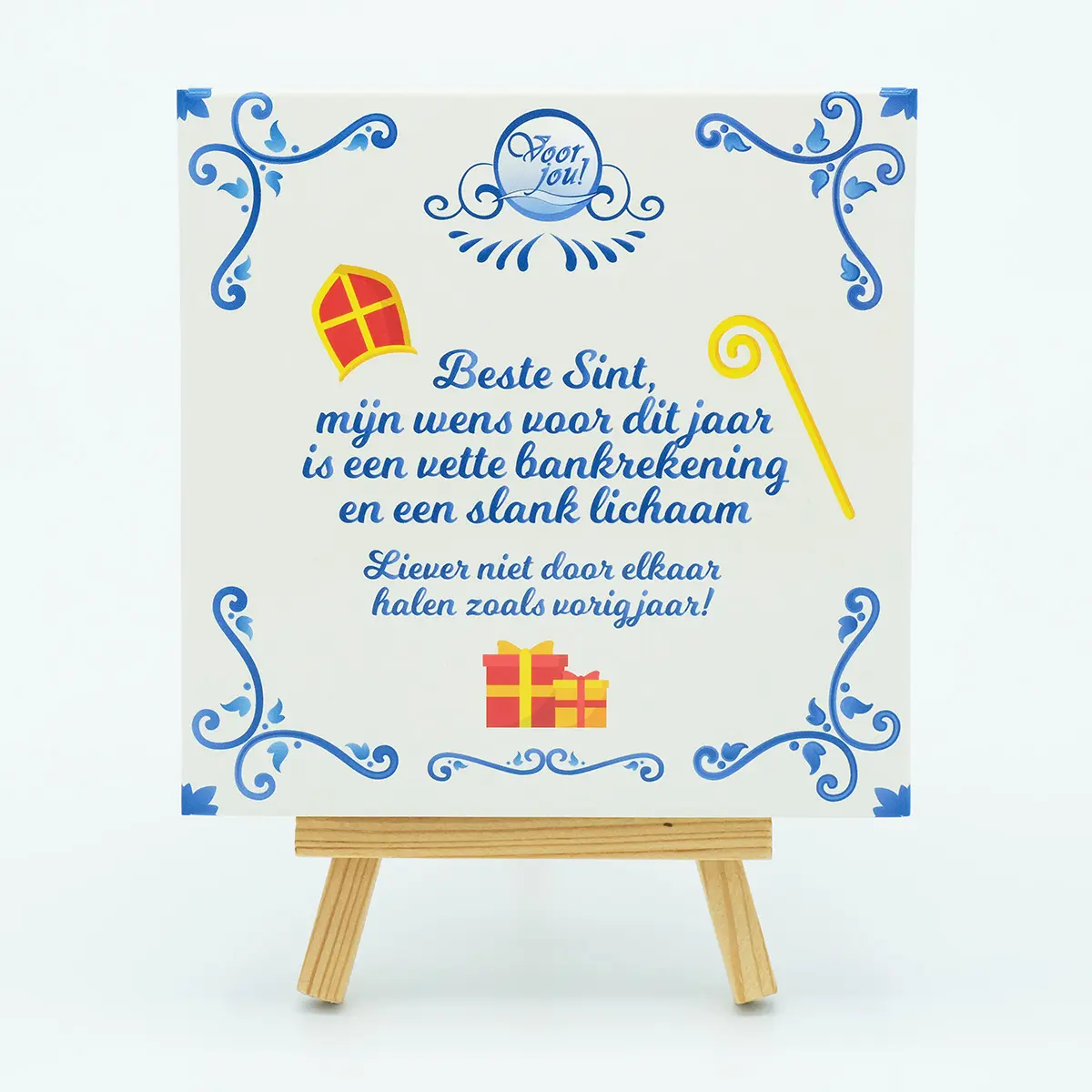 Delfts blauw Sint, Mijn wens